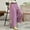Purple, variant on BLOCLOALO Baggy Pants Wide Leg Pants Women's Boho Embroidered Linen Palazzo Pants Wide Leg Cropped Pant Casual Flowy Mid Waist Trousers Pants Flowy Pants Lounge Pants Comfortable Pants Beige L