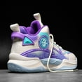 thumbnail image 3 of Bolognifi Men's High Top Basketball Shoes, Breathable Mesh Basketball Boots Suitable for Indoor/outdoor Games, 3 of 8