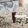 thumbnail image 6 of Erinnyees Floral Accent Chair, High Back Upholstered Armchair with Solid Legs, Leisure Single Sofa Chair for Living Room, Bedroom, Home Office, 6 of 10
