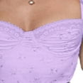 thumbnail image 3 of Hauts Courts Cami Floraux pour Femmes Été Bretelles Spaghetti Corset Décontracté, 3 of 6