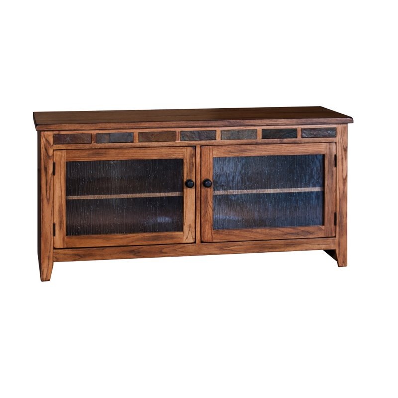 Sunny Designs Sedona 52" TV Stand in Rustic Oak