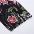 thumbnail image 6 of Cropped Pants for Women Spring Summer Lightweight Floral Print Elastic High Waist Wide Straight Leg Stretchy Boho Pants, 6 of 8