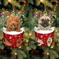 thumbnail image 5 of Adornos navideños Lindo cachorro de perro Árbol de Navidad Colgante Decoración navideña para el hogar Decoración de fiesta de boda de bricolaje Año Nuevo 2023, 5 of 5