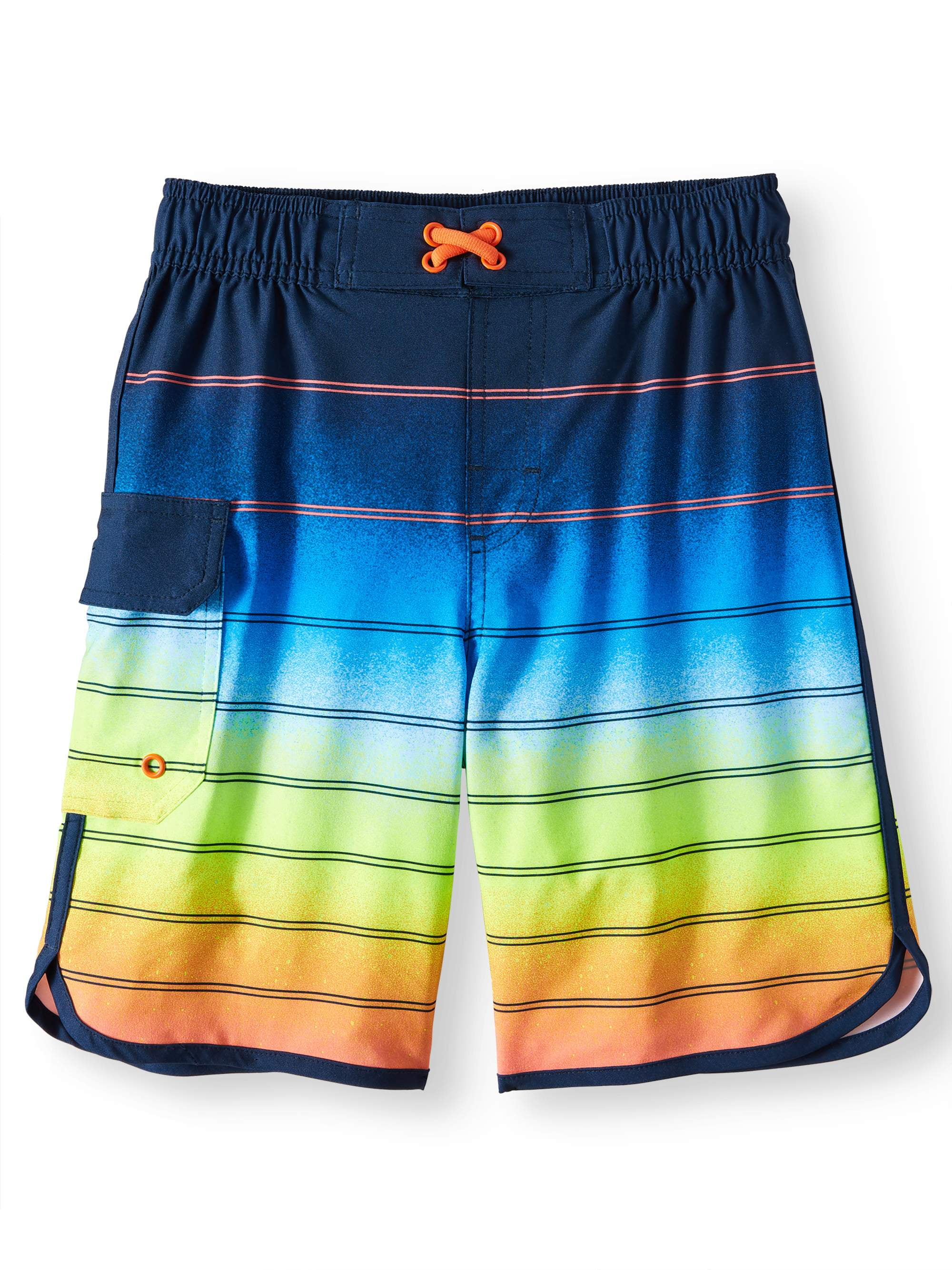 Wonder Nation Fashion Swim Trunk (Little Boys & Big Boys) - Walmart.com