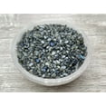 thumbnail image 4 of WHOLESALE Natural Semi Tumbled Labradorite Black Gemstone Chips, Crushed Mini Crystals, Undrilled (Labradorite Black, 0.25 Pound), 4 of 4