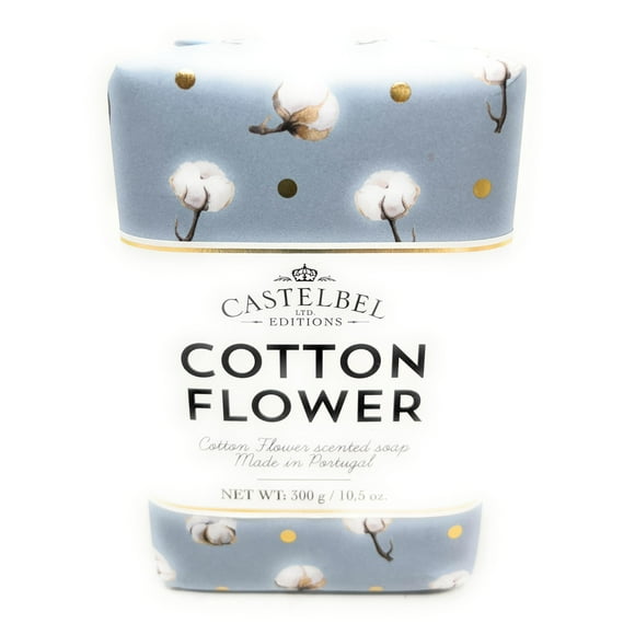 Castelbel Cotton Flower Luxury Fragranced Soap, 10.5 Ounces