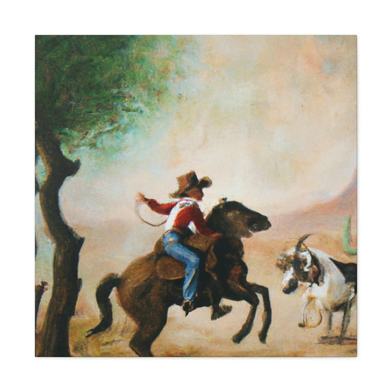 Rodeo: A Rococo Tale - Canvas