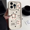 thumbnail image 3 of Bonita funda de silicona con estrellas rosas para iPhone 16, 15, 14 Pro Max, 13, 12, 11 Pro Max, X, XS, XR, 7, 8, 15, 14 Plus, SE 2020, a prueba de golpes, 3 of 5