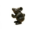 thumbnail image 2 of Handcrafted Nautical Decor Rustic Silver Cast Iron Mouse Door Stopper 5" - Mouse Door Stop - Animal Theme, 2 of 2