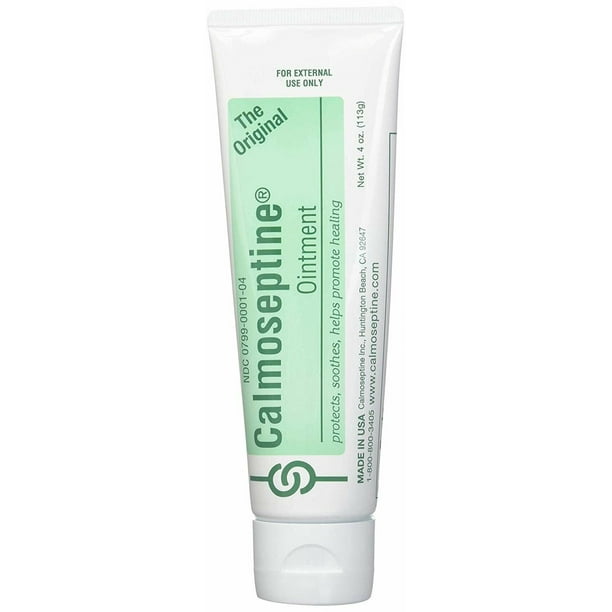 Calmoseptine Ointment Protects Soothes & Helps Promote Healing 4 oz, 8 ...