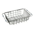 thumbnail image 3 of Telescopic Kitchen Storage Rack 1PC,Stainless Steel Sink Basket11.81x11.81x4.33in,Expandable Dish Drainer with Ventilation Design for Countertop Organization, 3 of 9