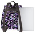 thumbnail image 3 of Yiaed Pink purple rainbow flower butterfly Print Laptop Backpack for Women Slim Computer Bag Work Travel College Backpack Purse Fits 14 Inch Notebook, 3 of 4