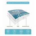 thumbnail image 5 of Summer Starfish Full Size Down Alternative Comforter, Lightweight Comforter Quilt Bedding Set with Pillow Shams Blue Wood Grain Ombre Coastal All Seasons Bed Comforter Duvet Insert 78"x90", 5 of 7