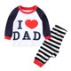 thumbnail image 1 of Conjuntos de pijamas para bebés, ropa de dormir de 2T-7T con animales para niños y niñas, ropa de dormir de Navidad para el hogar, pijama de I Love Mom Dad H127, 1 of 2