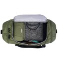 thumbnail image 3 of Travel Duffel Bag with Toiletry Pouch Weekender Bag Waterproof with Backpack Straps Shoe Compartment Wet Pocket for Women, Army Green, 3 of 10
