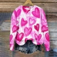 thumbnail image 4 of Craaazy Valentines Sweatshirt for Women Loose Long Sleeve Tops Round Neck Blouses Gifts, 4 of 5