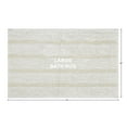 thumbnail image 3 of Mineral Spring Pure Bath Home Stripe Tufted Polyester Bath Rug, Birch, 20" x 32", 3 of 7