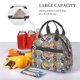 thumbnail image 5 of Easygdp Fashionable Paisley Caja de Almuerzo para Mujeres y Hombres, Bolsa de Almuerzo Insulada, Bolsas Reutilizables Impermeables para Viajes, Trabajo y Picnics, 5 of 7