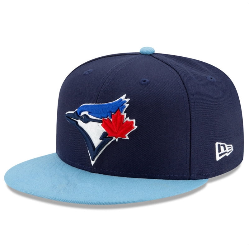 Toronto Blue Jays Navy & Light Blue Baseball Cap with Embroidered Blue