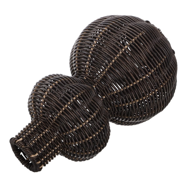 NUOLUX Jarrón Negro Tejido De Único Para Y Arreglo Floral Artificial