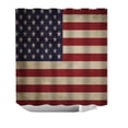 thumbnail image 2 of Qocolhg American Themed Patriotic Shower Curtain 4th of July Independence Day Shower Curtain with Hooks Set Blue Red Stars Shower Curtains for Bathroom Waterproof Fabric 72 x 72 inch, Clearance, 2 of 6