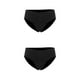 thumbnail image 4 of Qarigey Calzoncillos Trajes de baño Bikinis ligeros Partes de abajo Bañadores de talle alto Negro/S 2Conjunto, 4 of 6