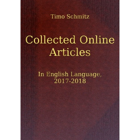 Collected Online Articles in English Language, 2017-2018 -