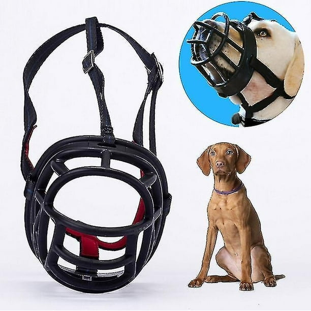 Bozal Para Perro, Mu00e1scara Ajustable Para Morder Y Ladrar, Oj Cuotas