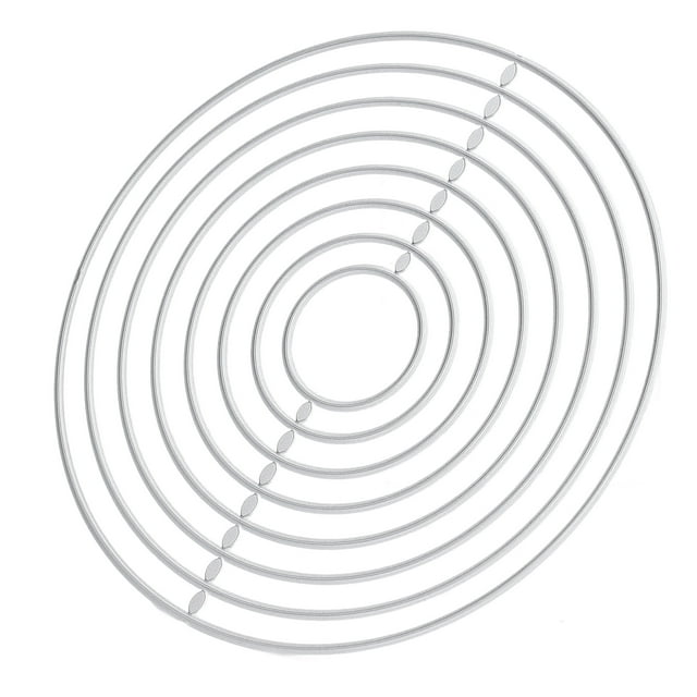 Card Making Supplies, Reliable Durable Metal Die Cutting DIY Interesting Round Shape Convenient Practical For Paper Crafts For Photo Album For Card Making