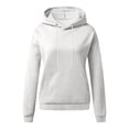 thumbnail image 3 of Gibobby Sudadera con cierre mujer, Sudaderas con capucha y gráficos Y2K de ajuste holgado, sudaderas informales para mujer(Blanco,M), 3 of 4