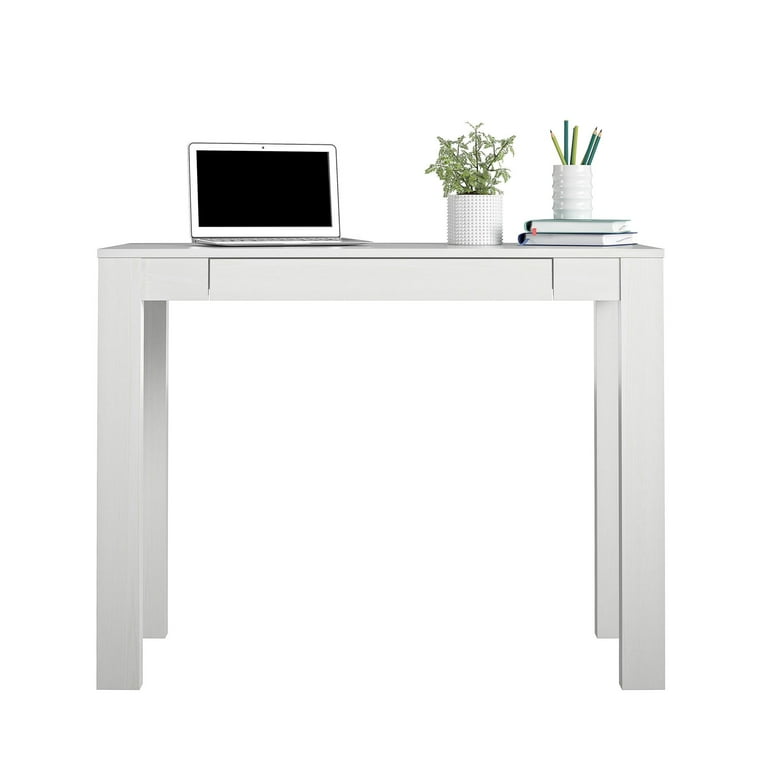 Mainstays Parsons Desk White Walmart