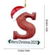 thumbnail image 3 of Adornos navideños, adornos navideños, regalos navideños, 26 letras, decoración para árbol de Navidad, adornos colgantes para árbol de Navidad, adornos navideños personalizados, decoración navideña, de, 3 of 6
