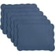 thumbnail image 1 of Set de 6 Individuales Acolchados de Algodón 100% en Azul Zafiro 30x45 cm Lavables y Antideslizantes para Mesa de Comedor, 1 of 5
