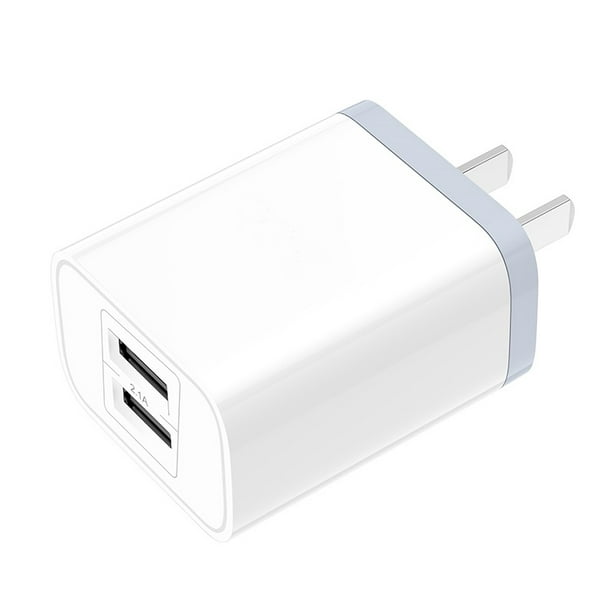 2.1A / 5V double port USB adaptateur secteur chargeur rapide bloc de bloc  Cube pour iPhone iPad Samsung Android Smartphones 