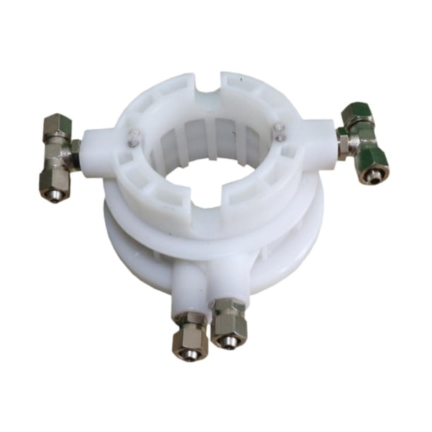 Acoplador giratorio para cambiador de neumáticos de 49,5 mm, herramienta de reparación de automóviles, montaje de neumáticos, fácil de instalar Tipo C Blanco