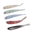 thumbnail image 3 of Señuelos de pesca biomiméticos de PVC, 5 uds., juego de señuelos de cebo blando realistas artificiales (2,5g/7,5 cm), 3 of 8