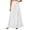White Pants, variant on Htigea Womens Wide Leg Palazzo Pants Half Elastic Waisted Tie Knot Slacks Flowy Summer Casual Beach Vacation Travel Pant Black S