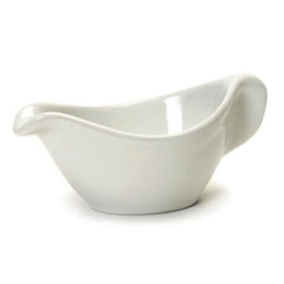 Tuxton China BWZ-0259 Sauce Boat 2.5 oz. - White - 1 Dozen