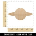 thumbnail image 2 of Saturn Planet Symbol Wood Holiday Christmas Tree Ornament Unfinished DIY Pre-Drilled Craft, 2 of 7