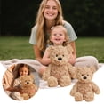 thumbnail image 2 of warmies Microwavable & Weighted Stuffed Animals, Curly Bear - Heated Stuffed Animal Plushie for Warmth & Comfort - Cute Soft Plush Toys for Boys, Girls, Babies & Toddlers, 2 of 8