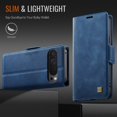thumbnail image 6 of Decase Premium Magnetic Flip Wallet Case with RFID Blocking+Card Slots Durable TPU Shell Kickstand Phone Protective Cover,Luxury PU Leather & TPU Material Shockproof Case for Google Pixel 9,Blue, 6 of 11