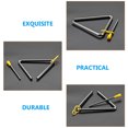 thumbnail image 2 of Miangastore Bells for Kids Triangle Dinner Bell Metal 1 Set, 2 of 9