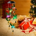 thumbnail image 5 of Hummingbird Bell Solar Wind Chimes Lights, Colorful Wind Chime Lights, Outdoor LED Decorative Lights Memorial Gifts for Garden Mothers Day Yard Decor, 5 of 8