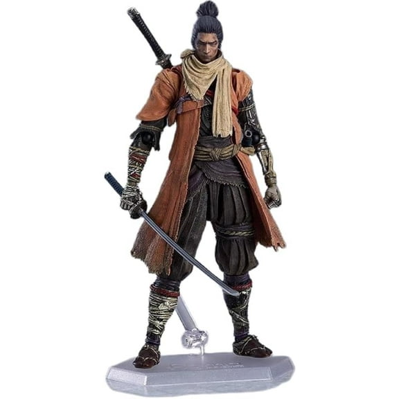 New Sekiro Figure, Fighting Standing Sekiro Action Figures 15cm/5.9inch PVC Character Figurine Cosplay Model Collectible Handicrafts for Anime Fans Gift