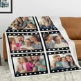 thumbnail image 4 of AISENIN Custom Blanket with Photos Personalized Throws Blanket Customized Picture Blanket for Anniversary Wedding Kids Adults Family Birthday, 4 of 5
