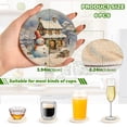 thumbnail image 3 of 6 Pcs Christmas Snowman Drink Coasters with Holder Absorbent Coaster Sets Cup Heat-Resistant Hot Pads Mats for Bar Table Protection, 3 of 7