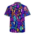 thumbnail image 3 of High Quality Hawaiian Shirts for Men Short Sleeve Aloha Beach Shirt Floral Summer Casual Button Down Shirts Blouses KNDXPB, 3 of 7