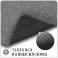 thumbnail image 4 of Bathroom Rug,Rubber Bath Mats for Bathroom,No Slip Bath Rugs,Machine Washable,Low Pile,Absorbent Dark Gray,20" x 32", 4 of 6