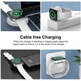 thumbnail image 3 of Cargador inalámbrico Mini Dock Smartwatch para Apple Watch 8 7 6 (USB) Blanco JShteea El nuevo, 3 of 6