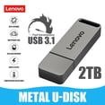 thumbnail image 2 of Lenovo-unidad Flash USB 3,1 de 2TB, Pendrive portátil de alta velocidad, 1TB, 512GB, tipo c, para Android, PC/coche qym unisex, 2 of 2